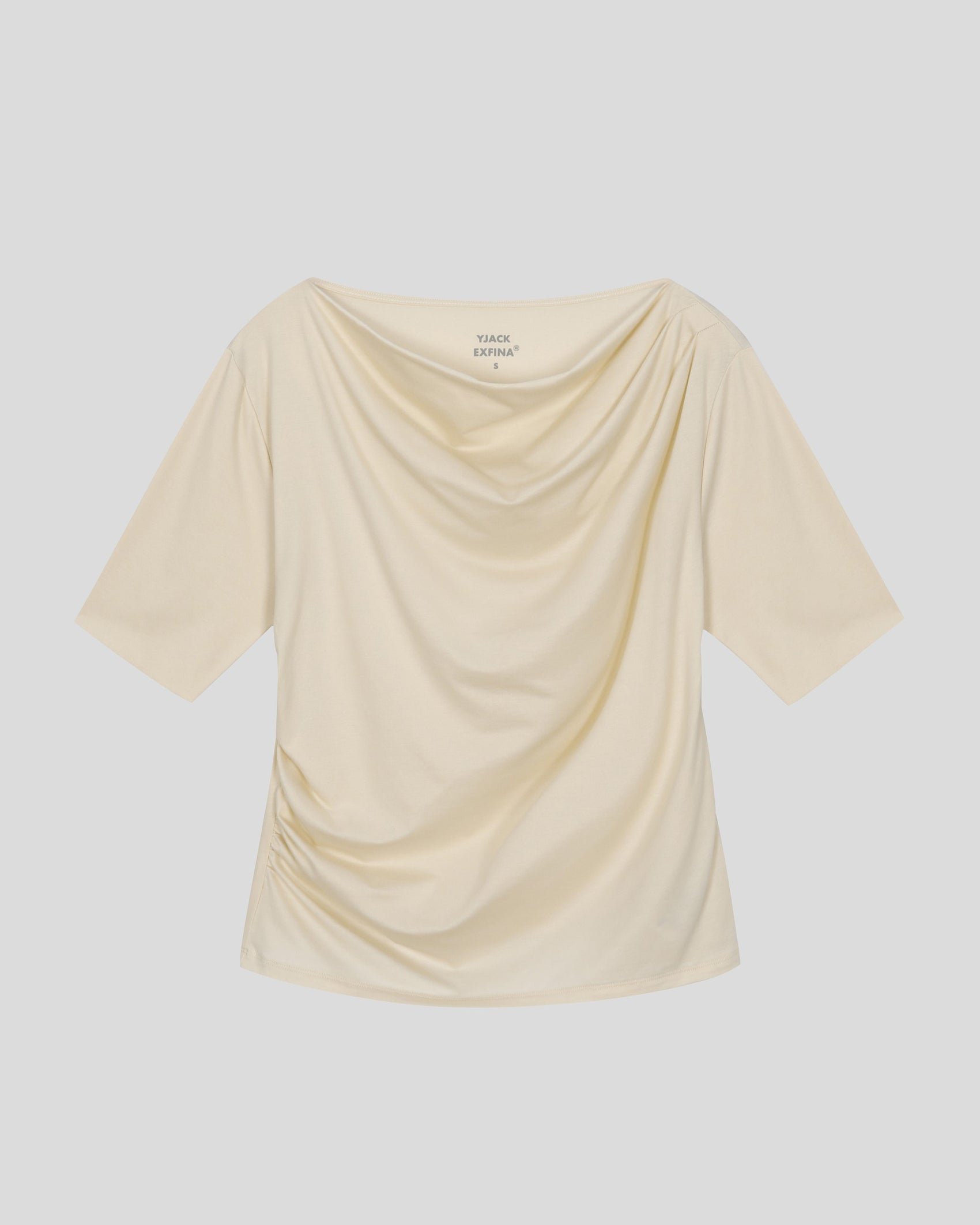 The Draped Boat Neck Top
