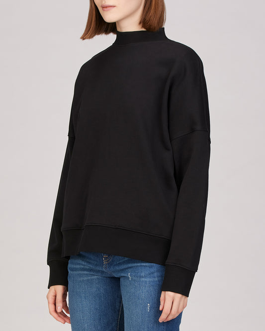 Rowan Boxy Mock Neck Pullover