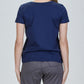 Jessie Classic - Open Scoop Neck T-Shirt