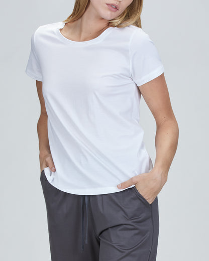 Jessie Classic - Open Scoop Neck T-Shirt