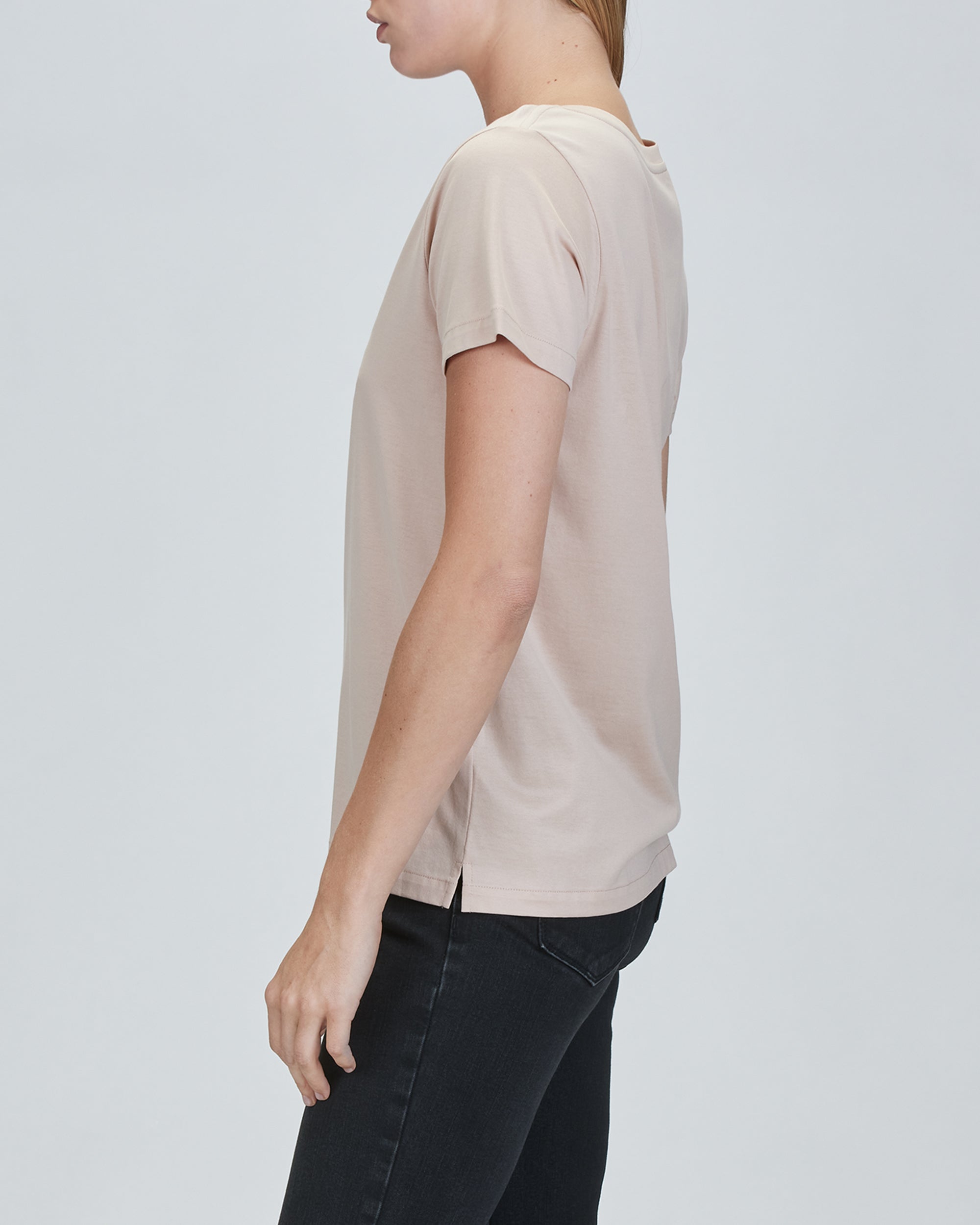 トップス SINOON Rose Flower Slim T-Shirt (Cream) Lotus Dream | 100% Organic Cotton T Shirt – Selas Cosmos