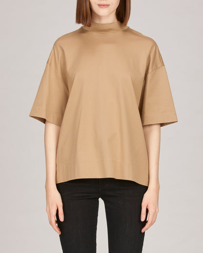 Remy Mock Neck Boxy T-Shirt