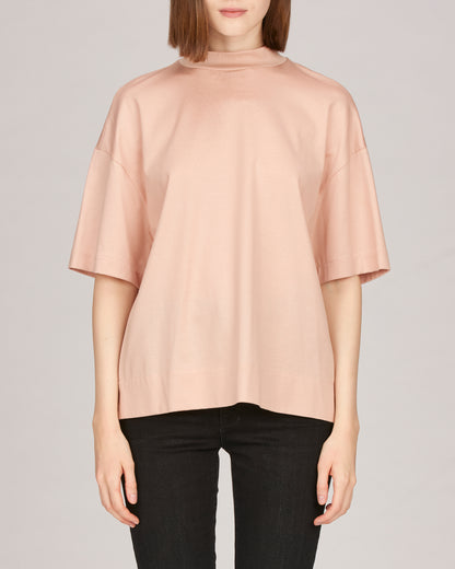 Remy Mock Neck Boxy T-Shirt