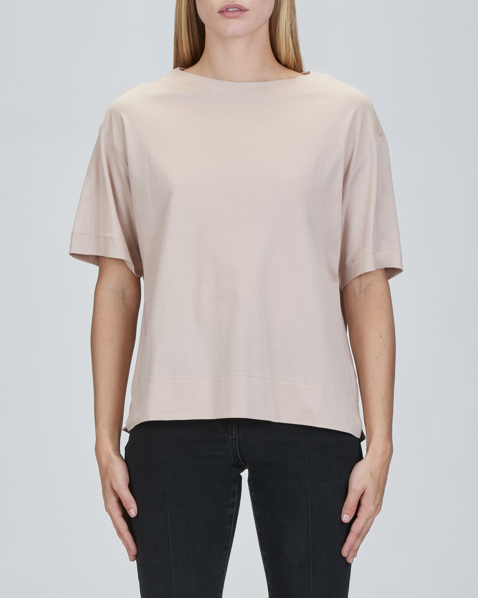 Jamie Boxy Boat Neck T-Shirt – YJACK