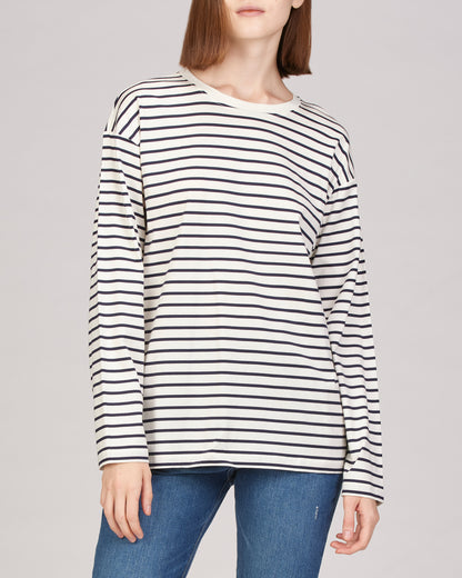 Jax Long Sleeve Striped Tunic Top