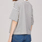 Evie Short Sleeve Boxy Striped T-Shirt
