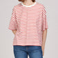 Evie Short Sleeve Boxy Striped T-Shirt