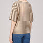 Evie Short Sleeve Boxy Striped T-Shirt