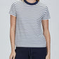 Gigi Striped Crew Neck T-Shirt