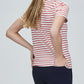 Gigi Striped Crew Neck T-Shirt