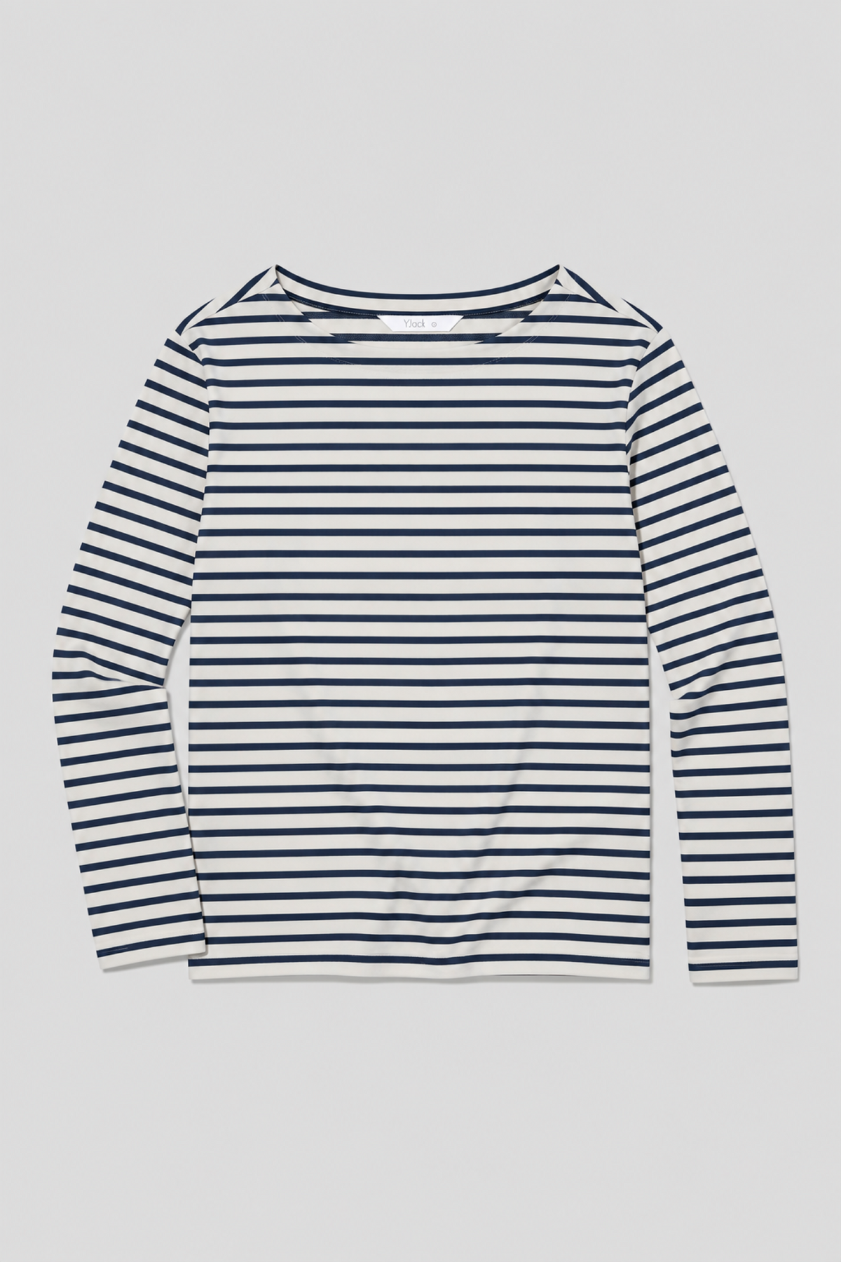 Women's Stripe Boat Neck Long Sleeve T-Shirt