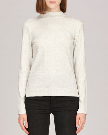 Emma Long Sleeve High-Rise Mock Neck T-Shirt