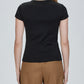 Frances Slim Fit Crew Neck T-Shirt