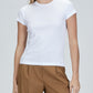 Frances Slim Fit Crew Neck T-Shirt