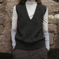 Women's Merino Wool Cashmere V-Neck Vest