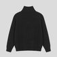 Women's Merino Wool Cashmere Quarter Zip-Up Pullover