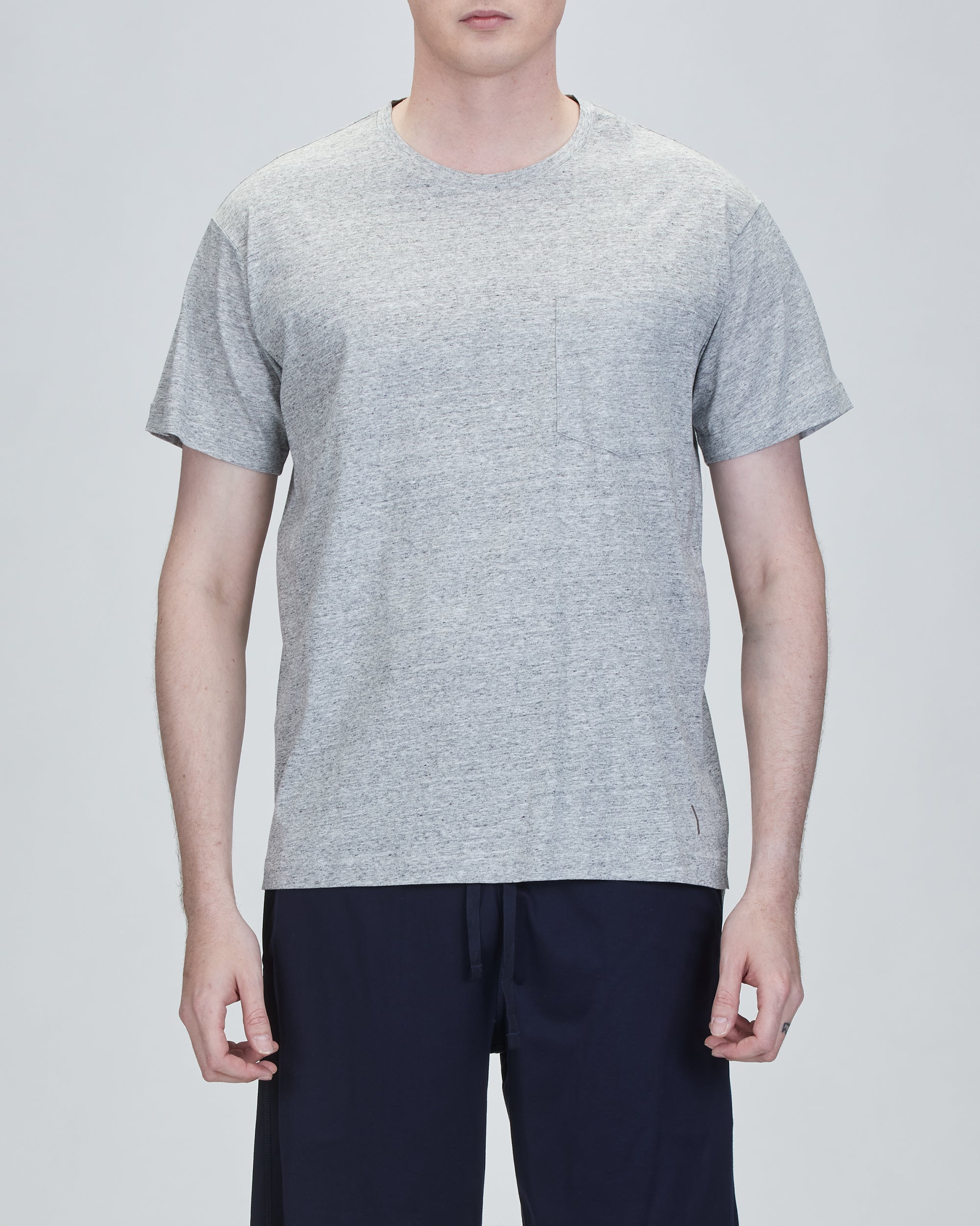 【REST&RECREATION】 POCKET CREWNECK T-SHIRT James Relaxed Crew Neck T-Shirt with Pocket – YJACK