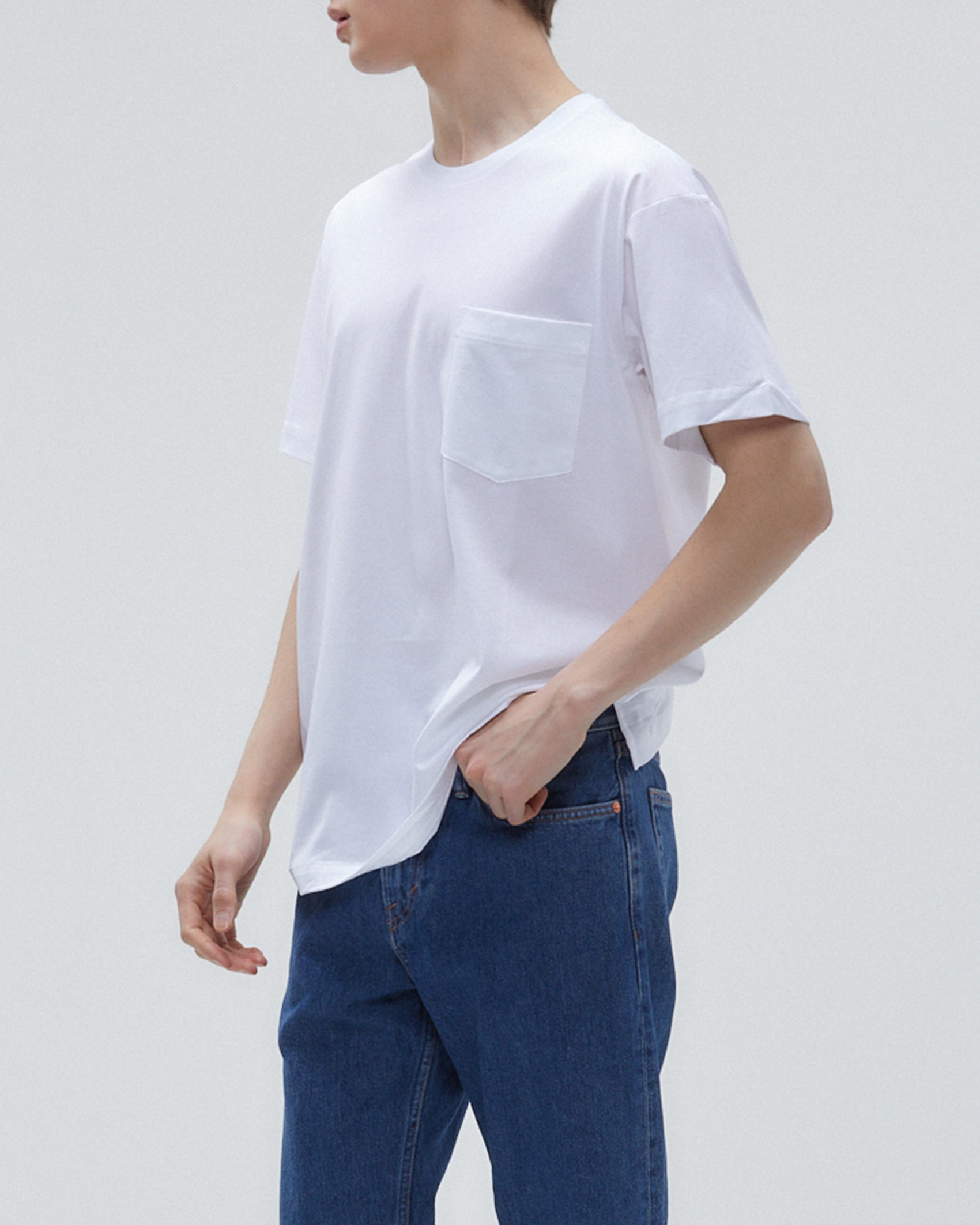 James Relaxed Crew Neck T-Shirt with Pocket