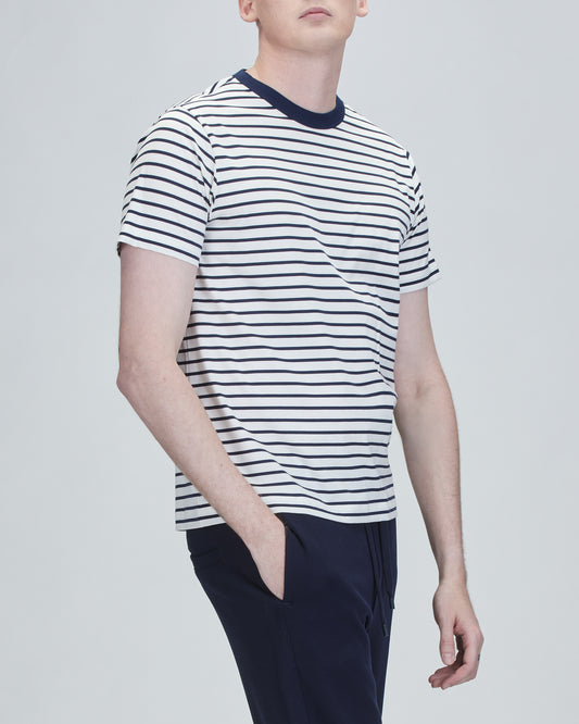 Andy Striped Crew Neck T-Shirt