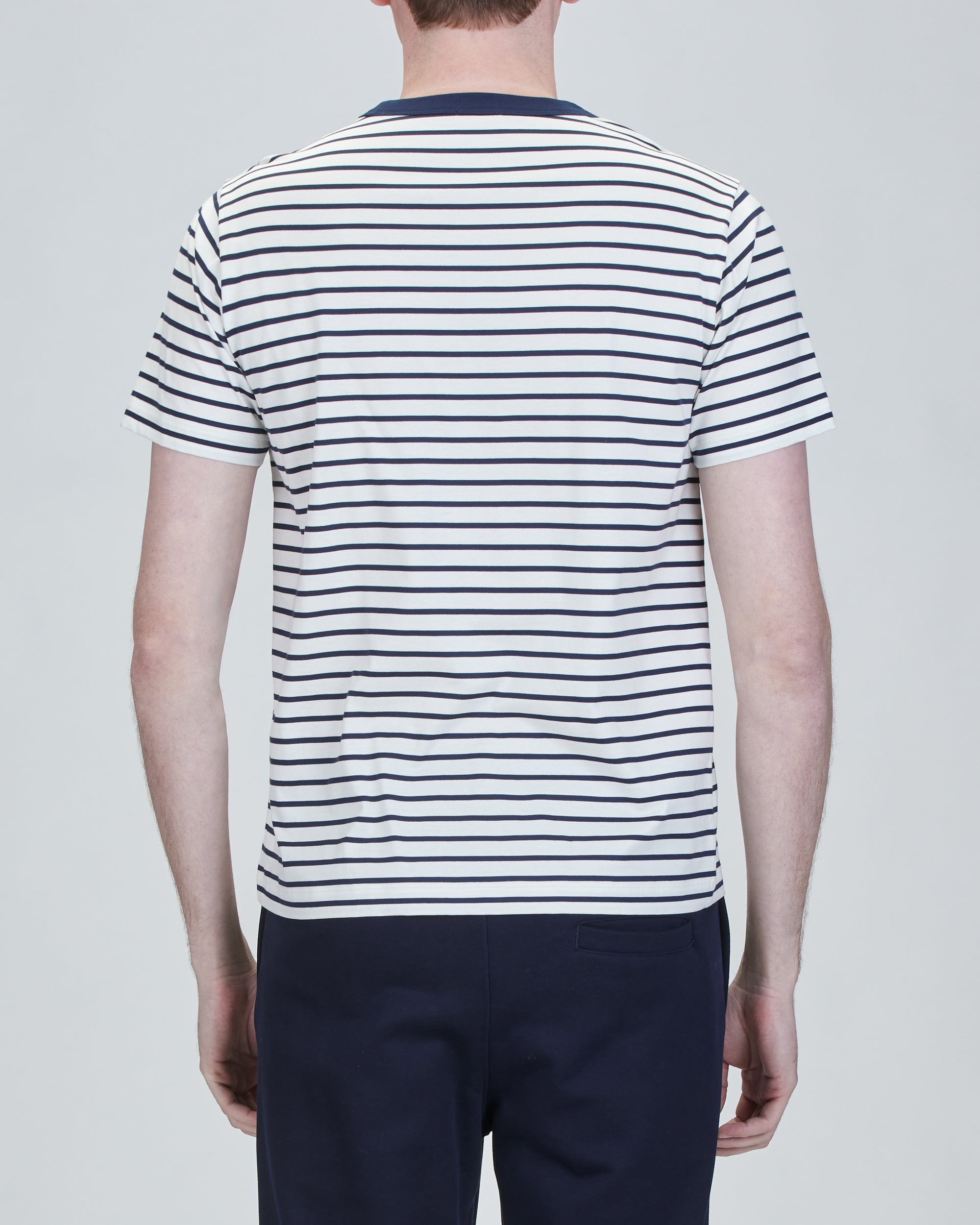 Andy Striped Crew Tee — EXFINA Cotton | YJACK